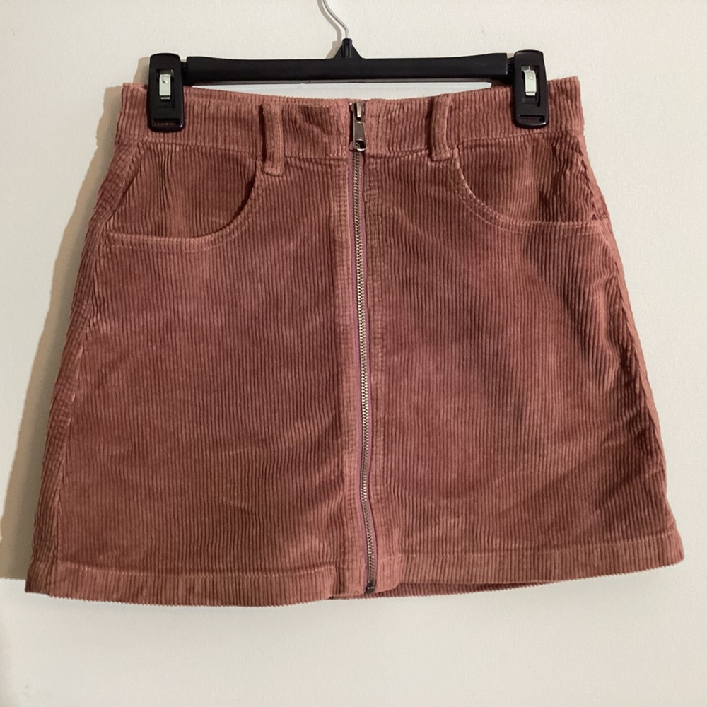 AE Pink Corduroy Skirt